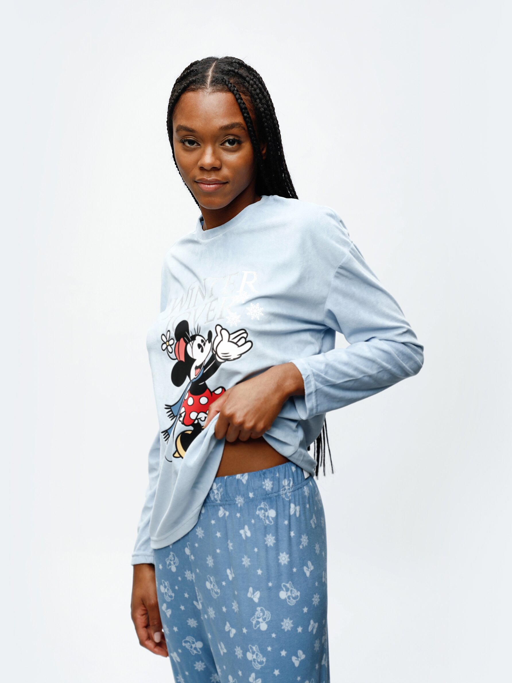 Pijama mujer manga larga Minnie&Mickey Disney