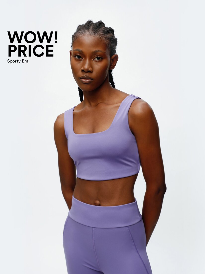Lilac sports top best sale