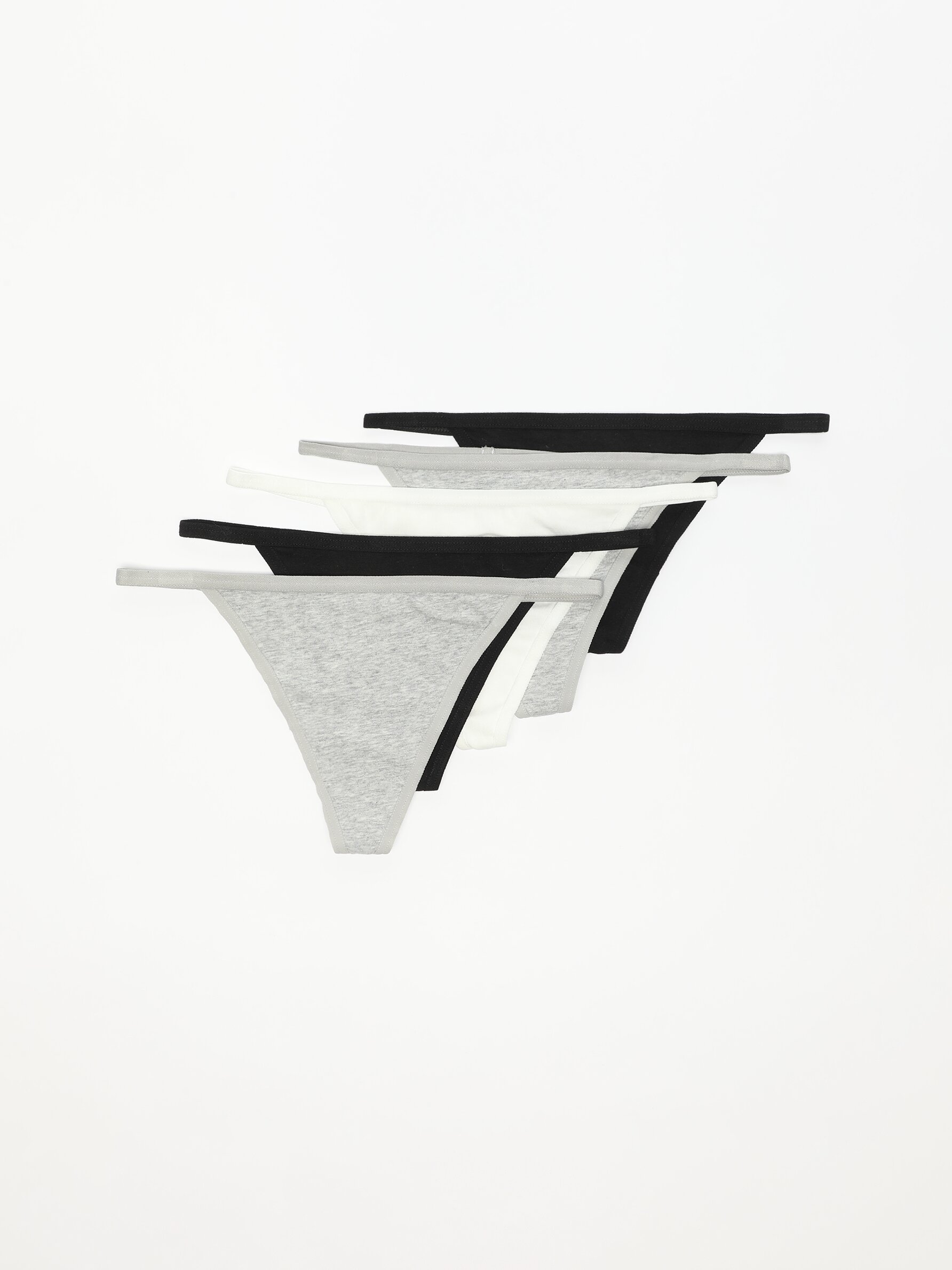 5 Pack of cotton thongs