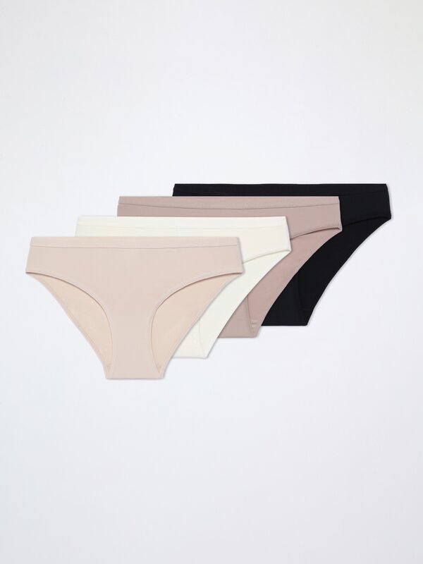 Pack of 4 microfibre briefs