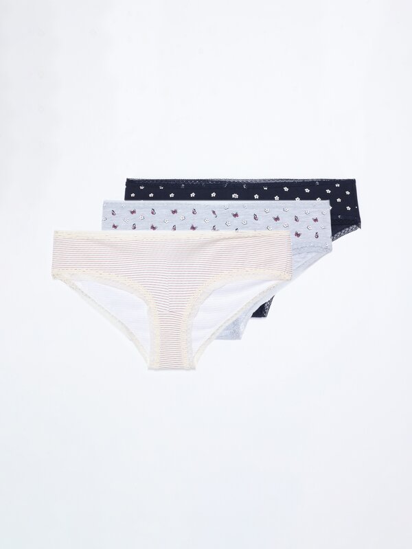 Pack of 3 hipster briefs