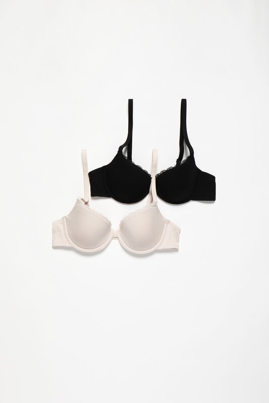 Pack of 2 underwired bras