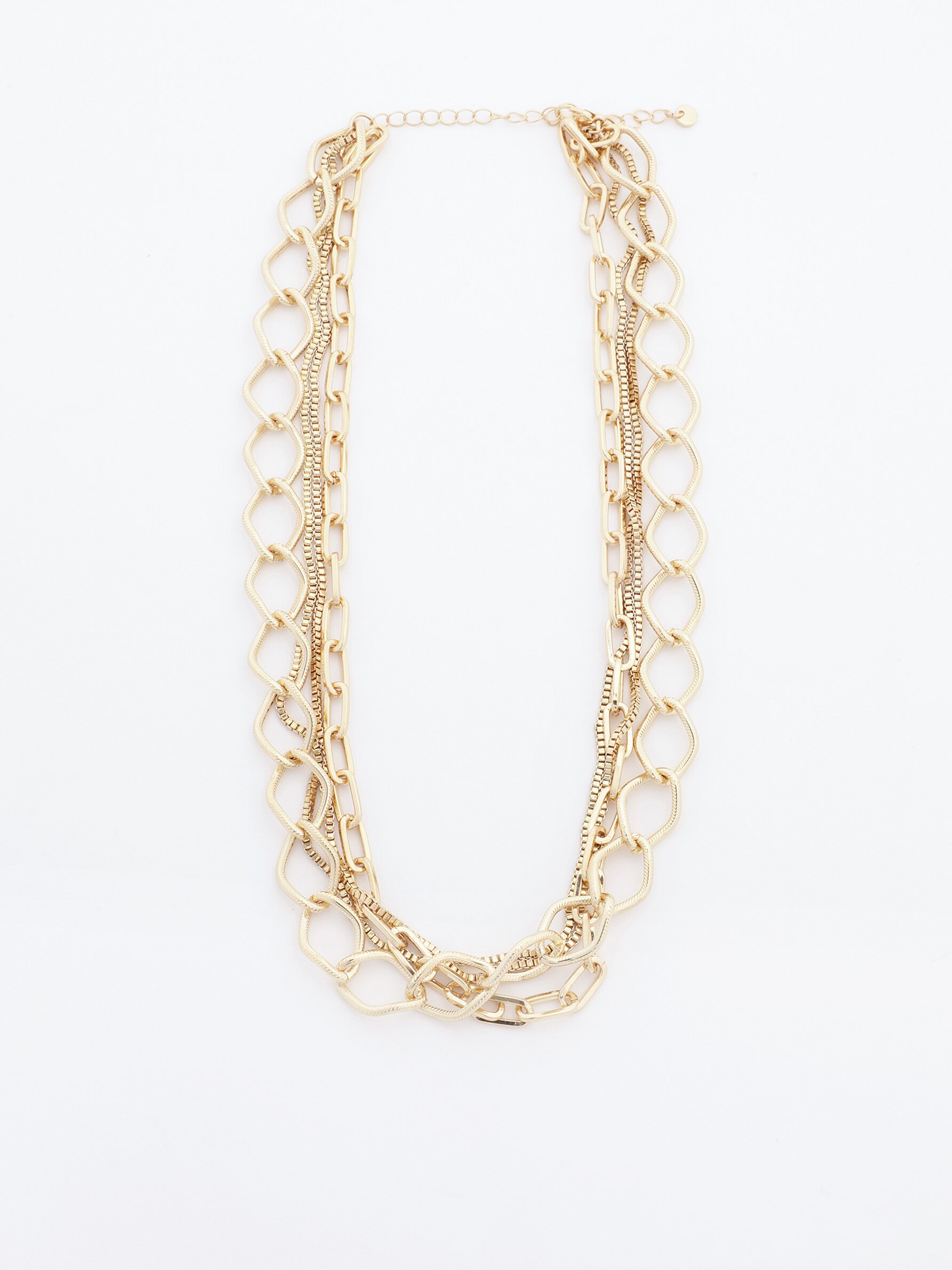 ASOS DESIGN statement necklace in extra large curb chain in gold tone | ASOS