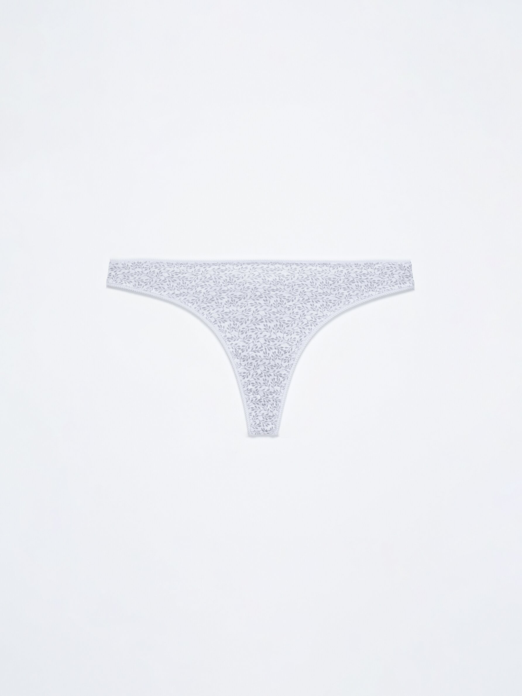 Pack of 3 cotton thong briefs