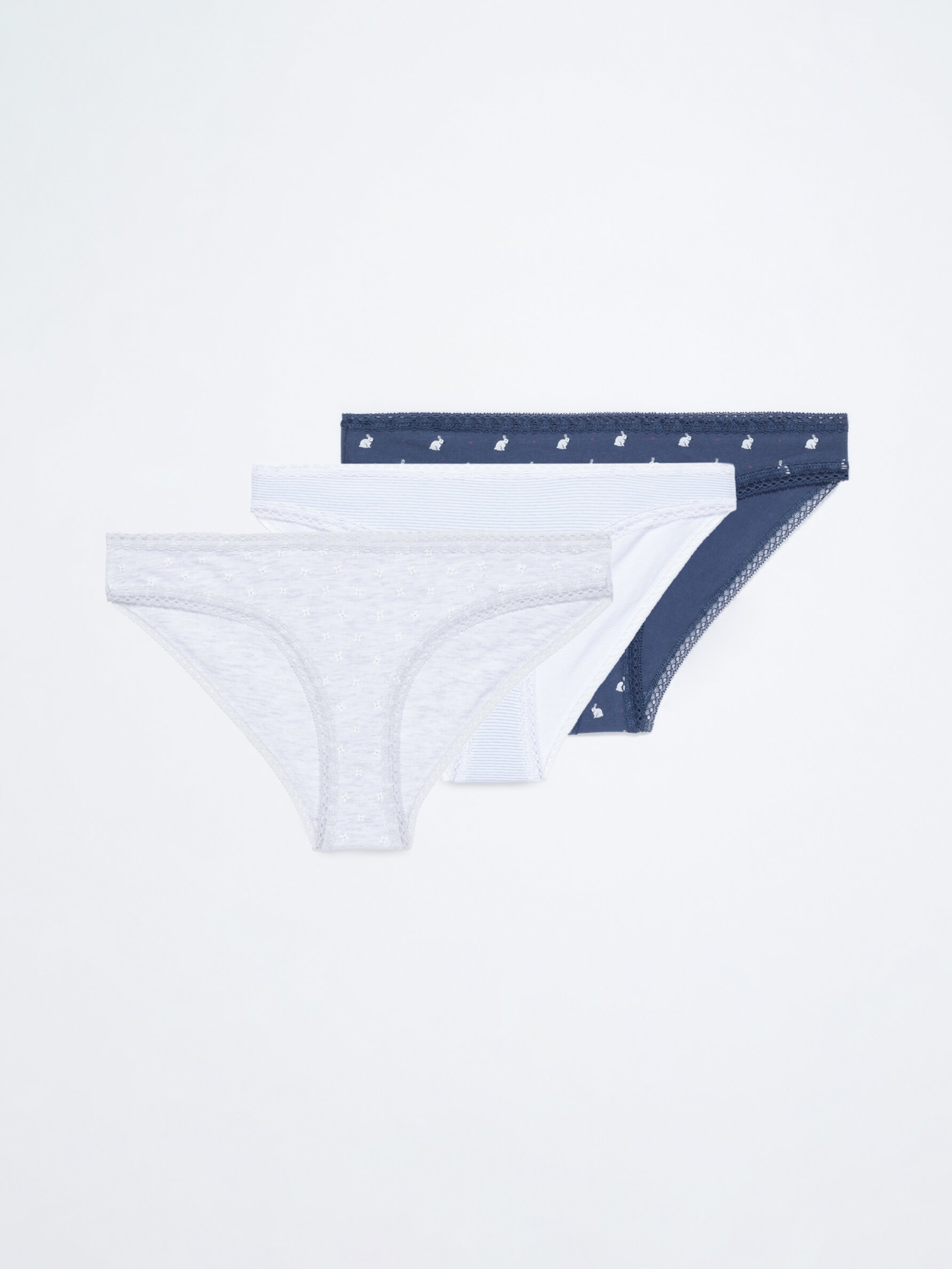 Pack of 3 pairs of assorted classic briefs Classic Hipster