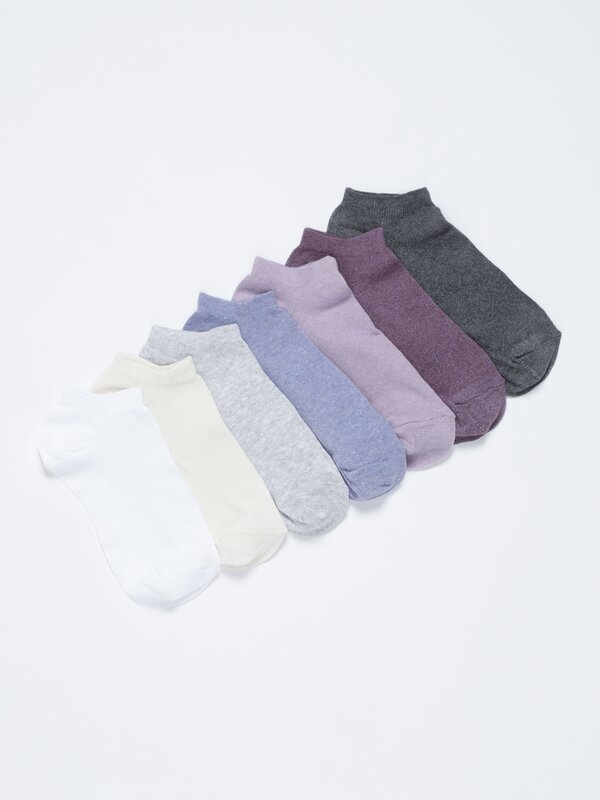 Pack de 7 pares de meias soquetes