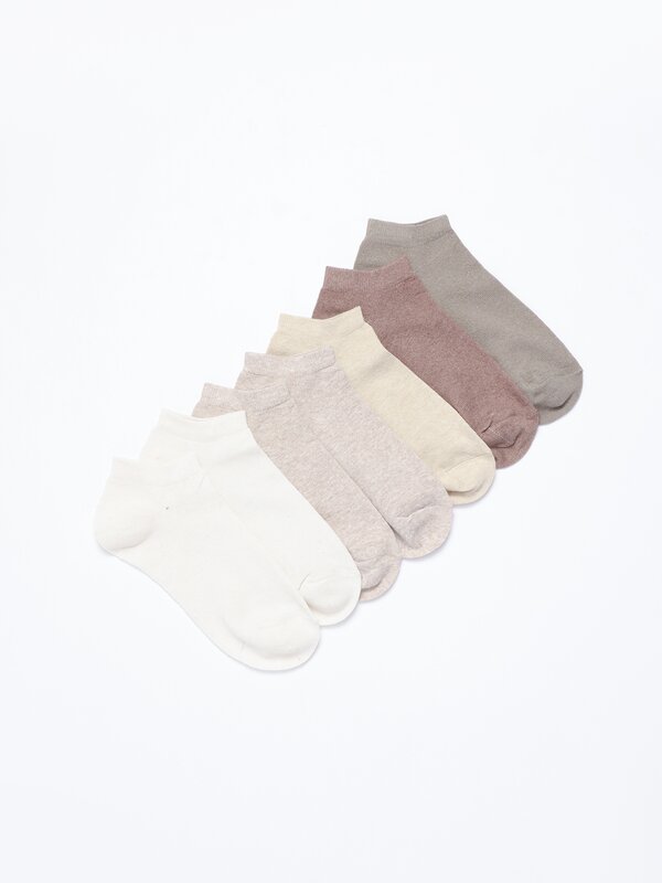 Pack of 7 pairs of ankle socks