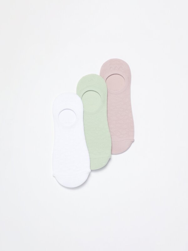 Pack of 3 pairs of no-show sports socks
