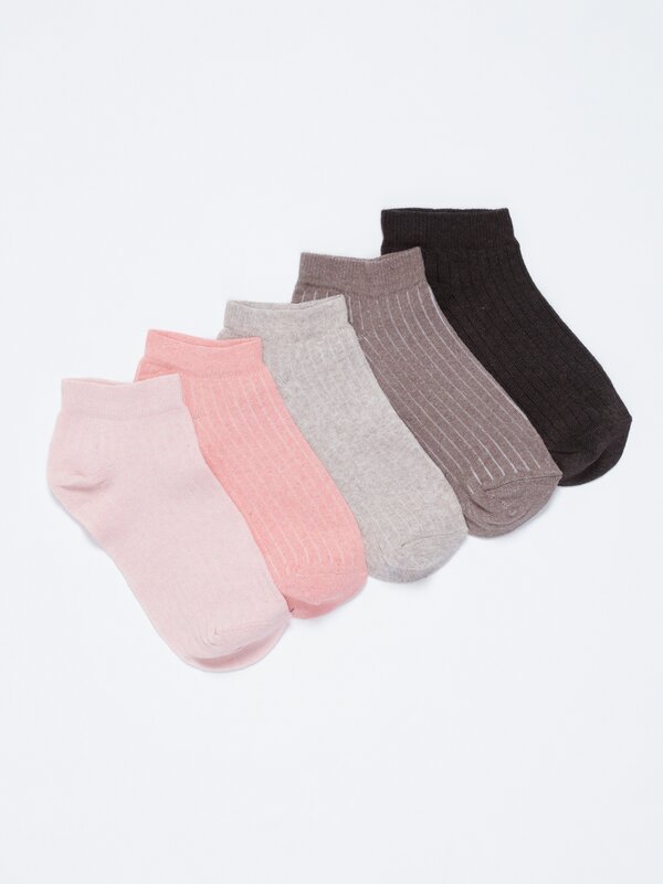 Pack of 5 pairs of ankle socks
