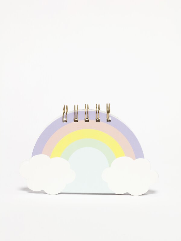 Small rainbow notebook