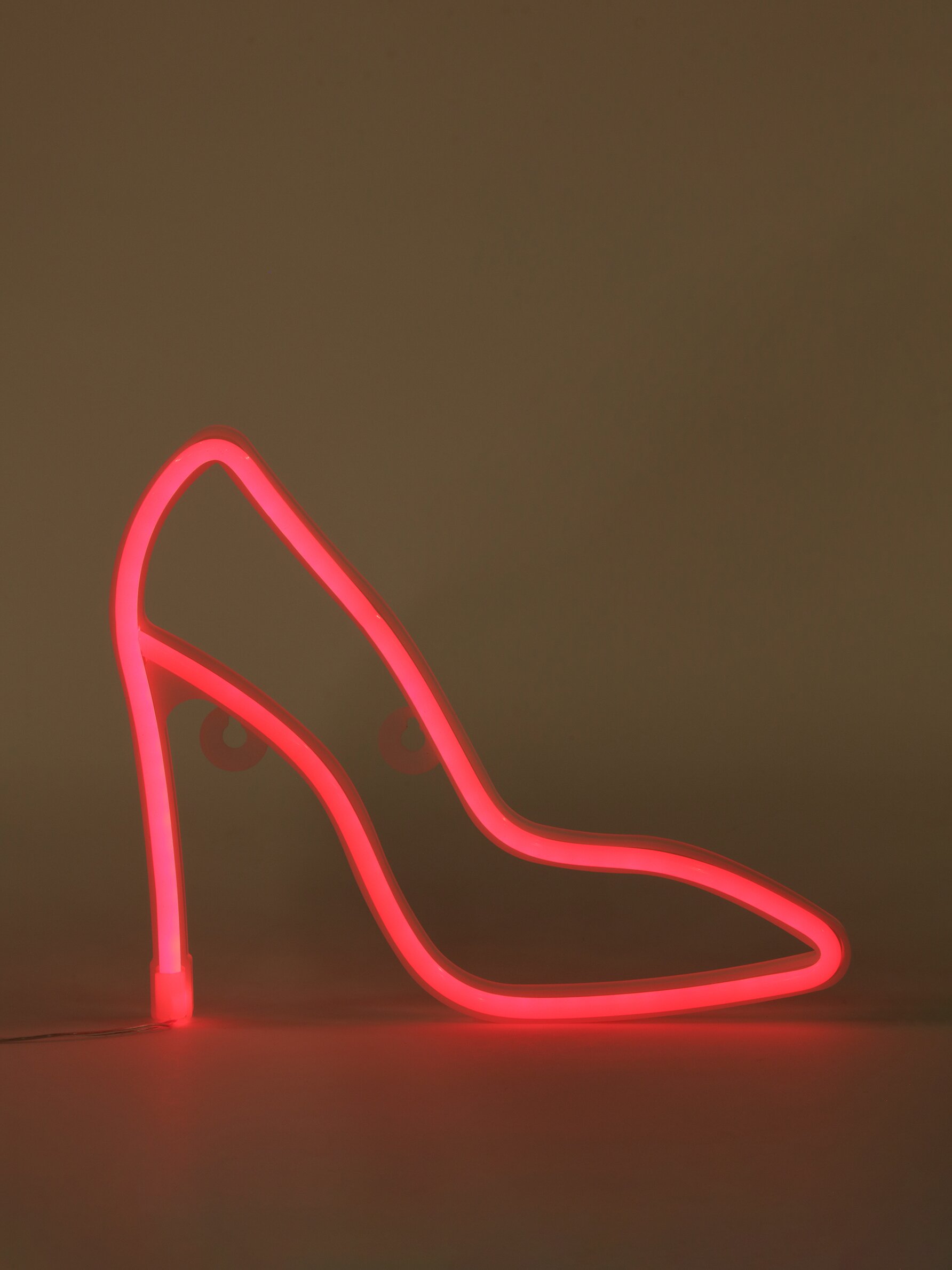 High heeled shoe shaped neon LED light ACCESSORIES Woman