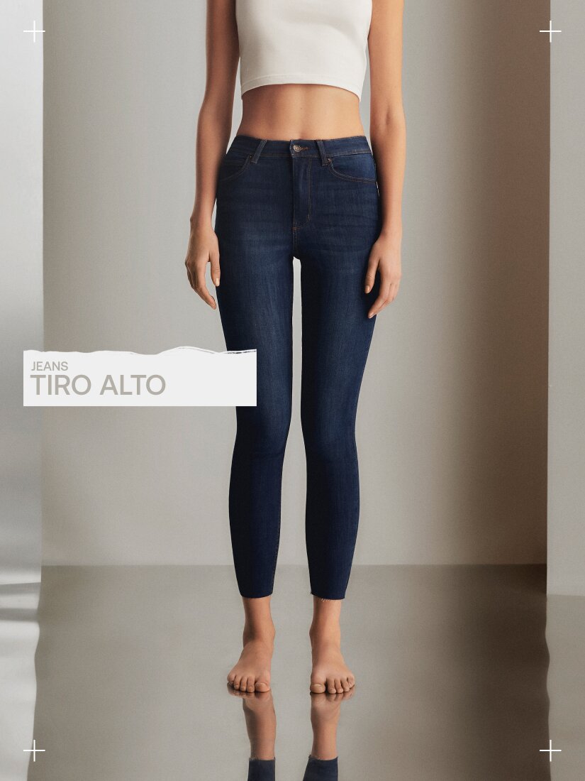 Pantalon negro cheap roto de mujer