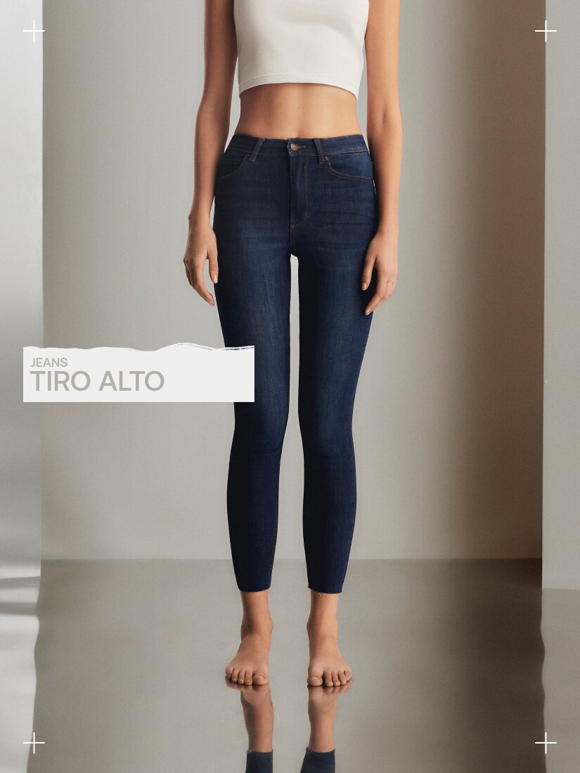 Jeans high waist para mujer