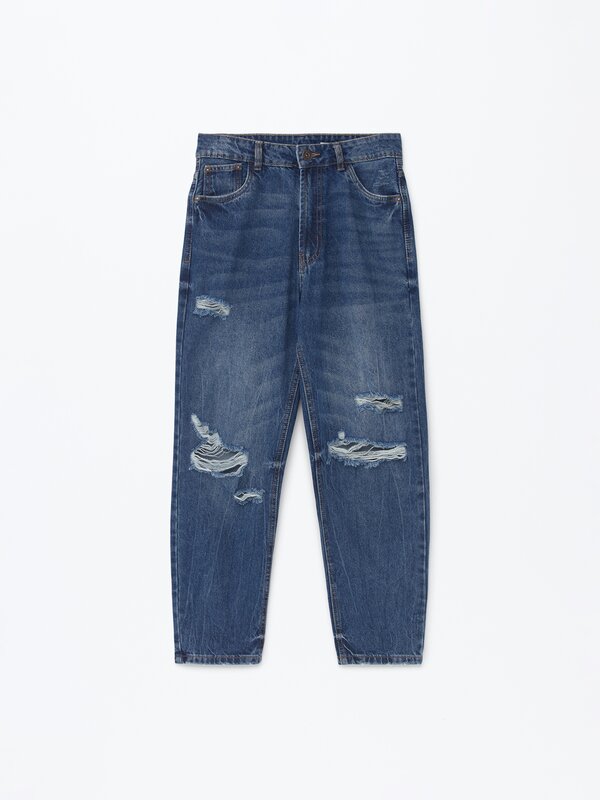 Jeans mom fit