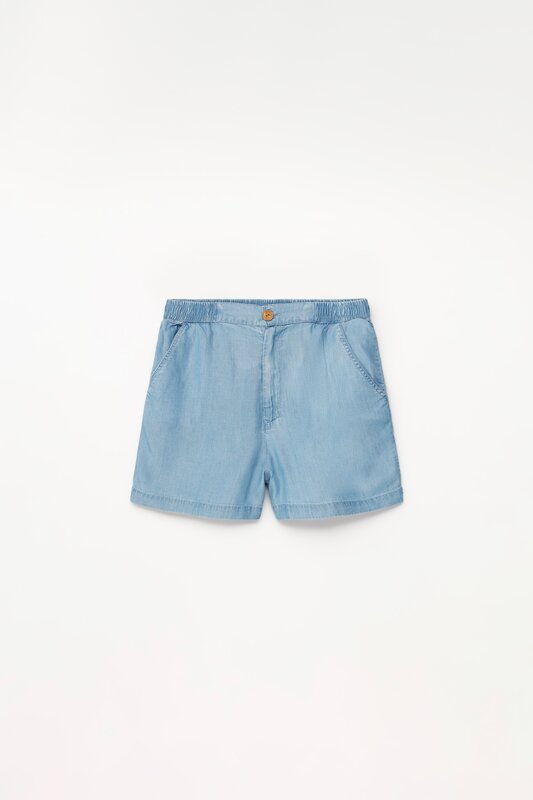 Lightweight denim shorts - Denim - CLOTHING - Woman - | Lefties