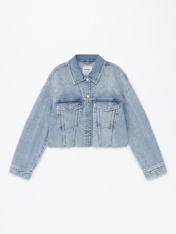 Jewelled hot sale denim jacket