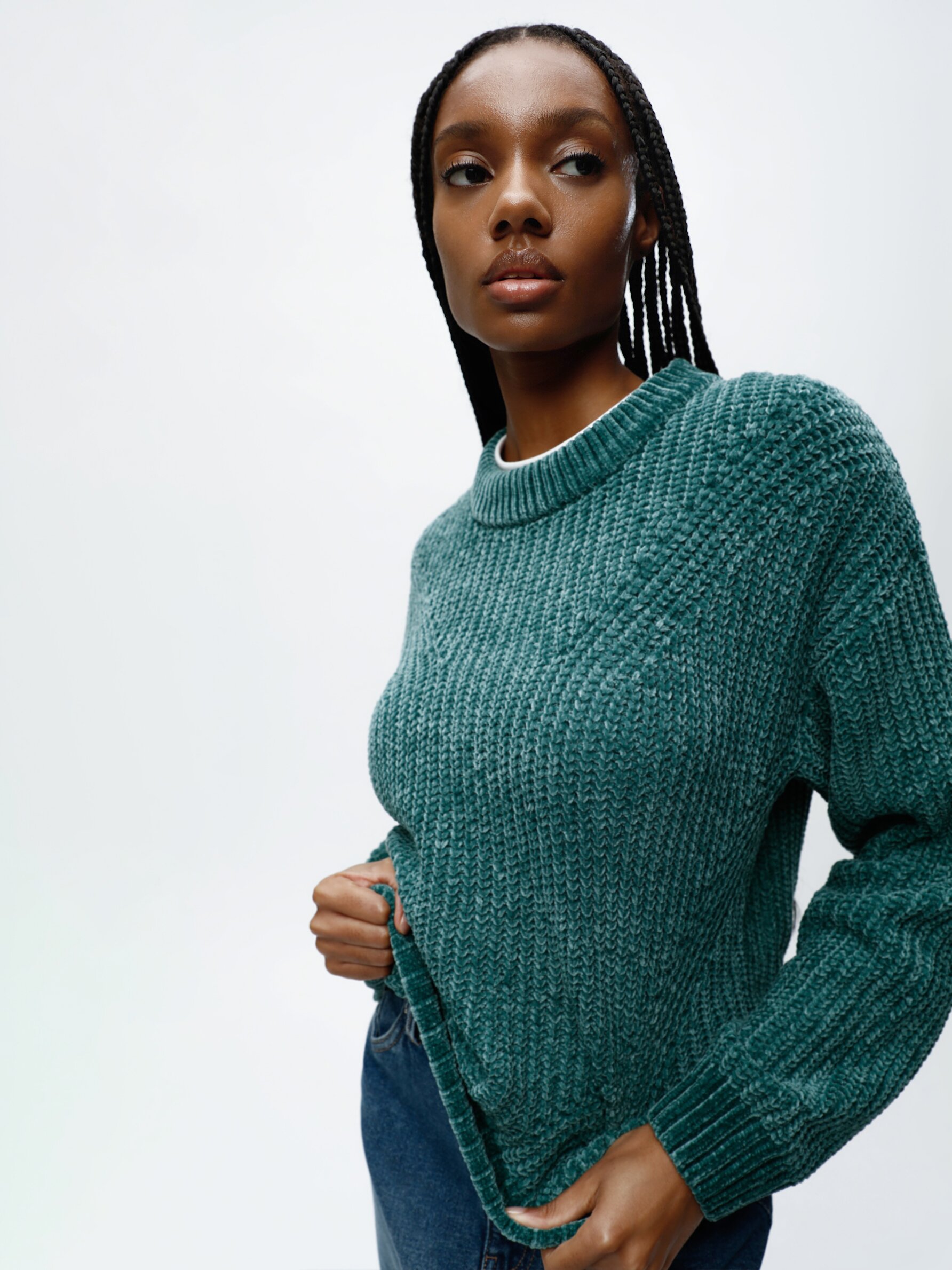 Teal chenille sale jumper