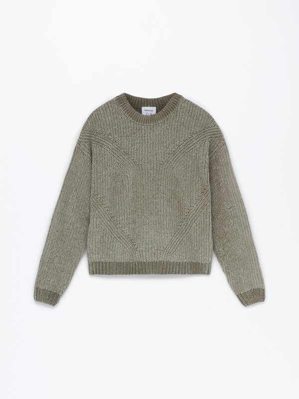 Chenille sweater