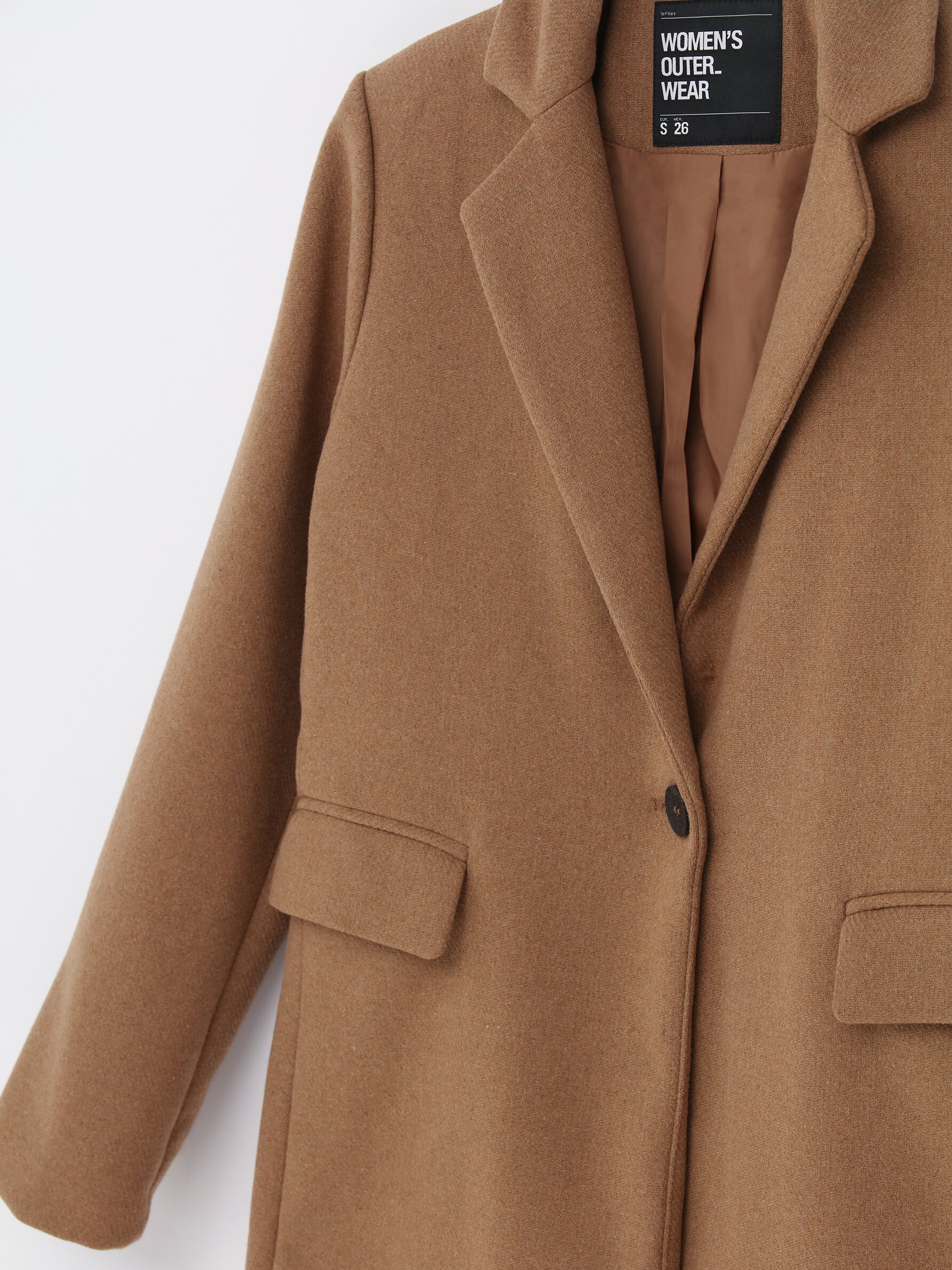 Camel clearance masculine coat