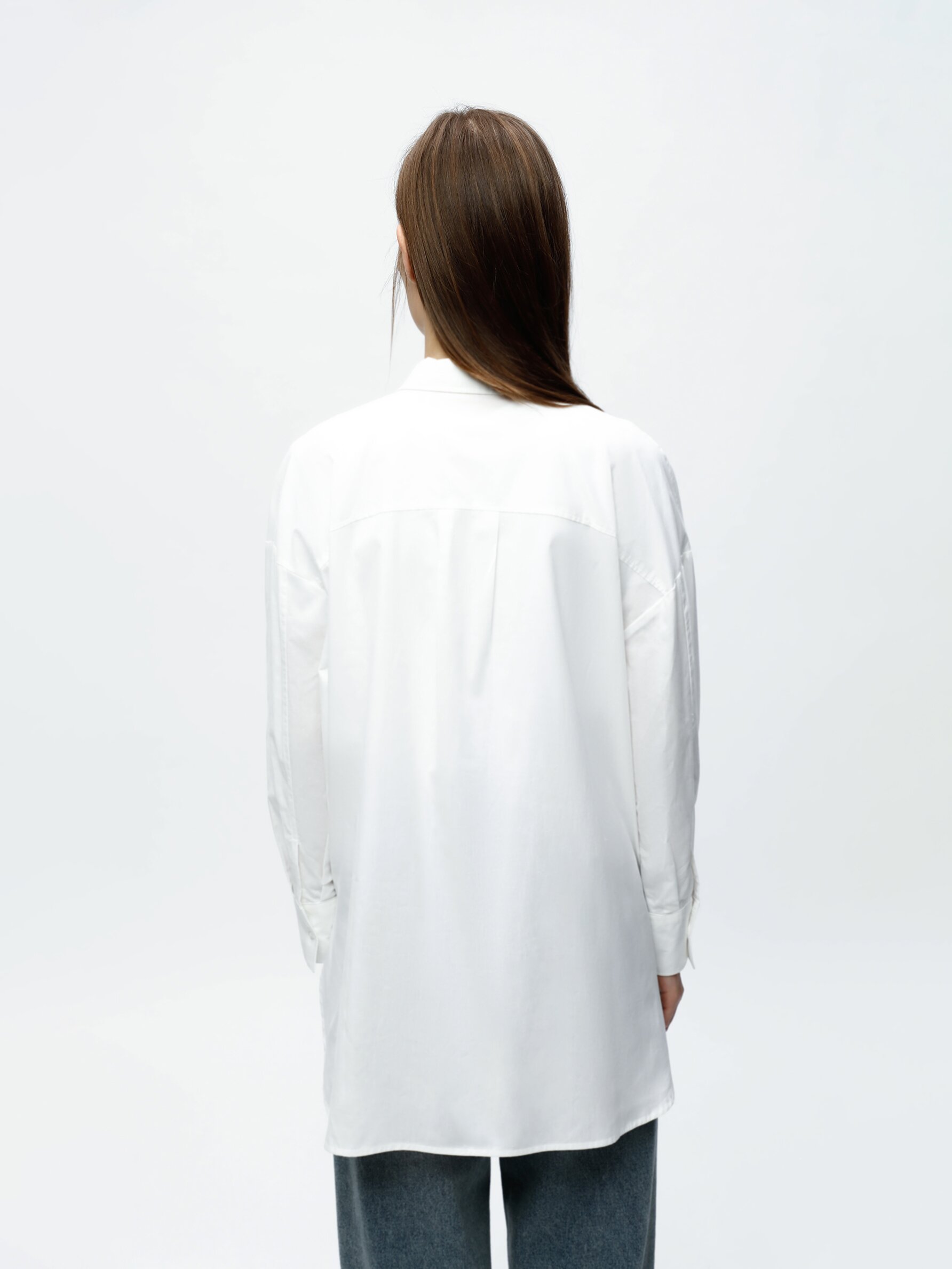 Oversized long shop sleeve shirt womens