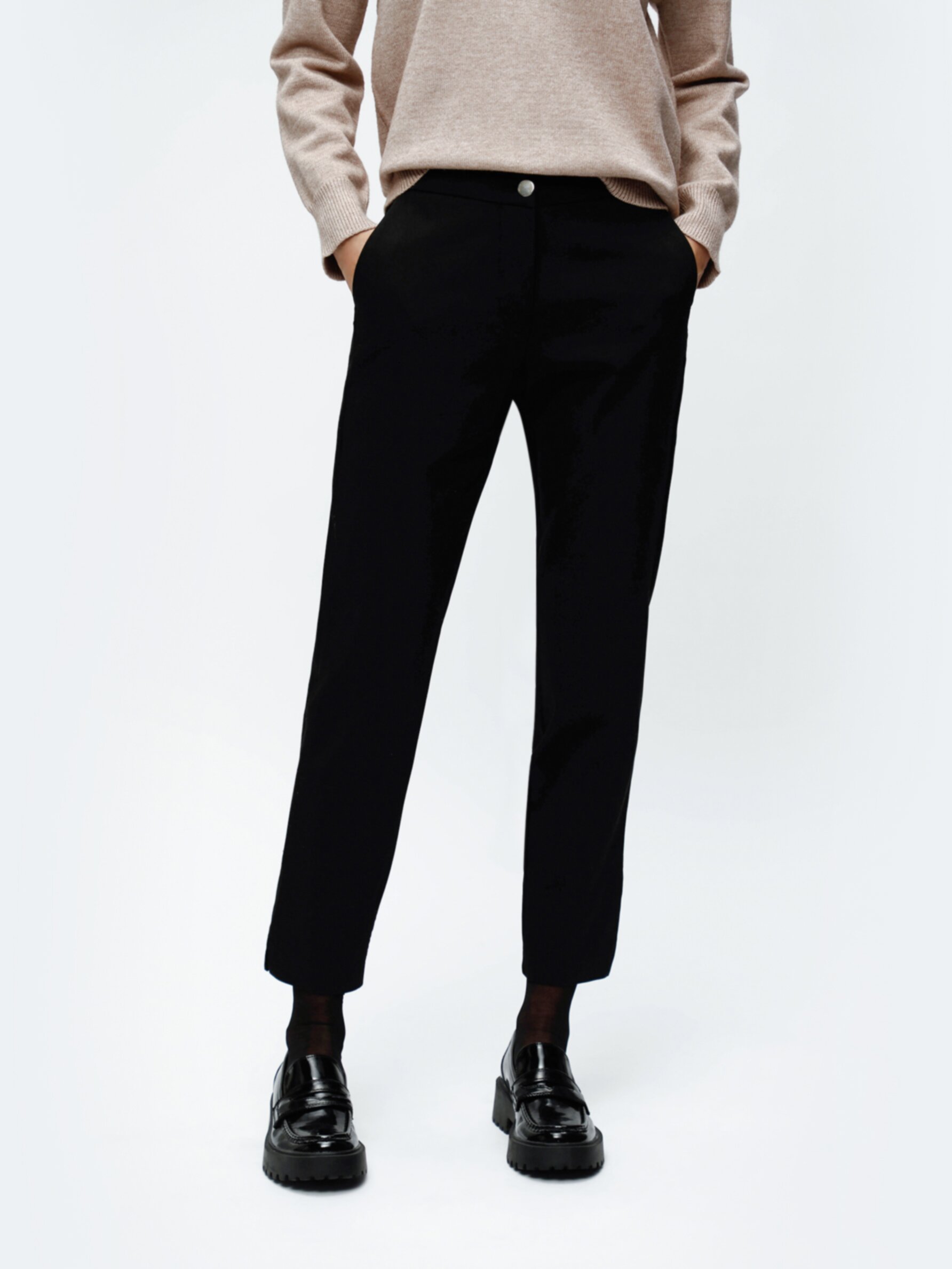 Farah Smart Farah Aldfield Skinny Fit Cropped Trousers In Blue, $28 | Asos  | Lookastic