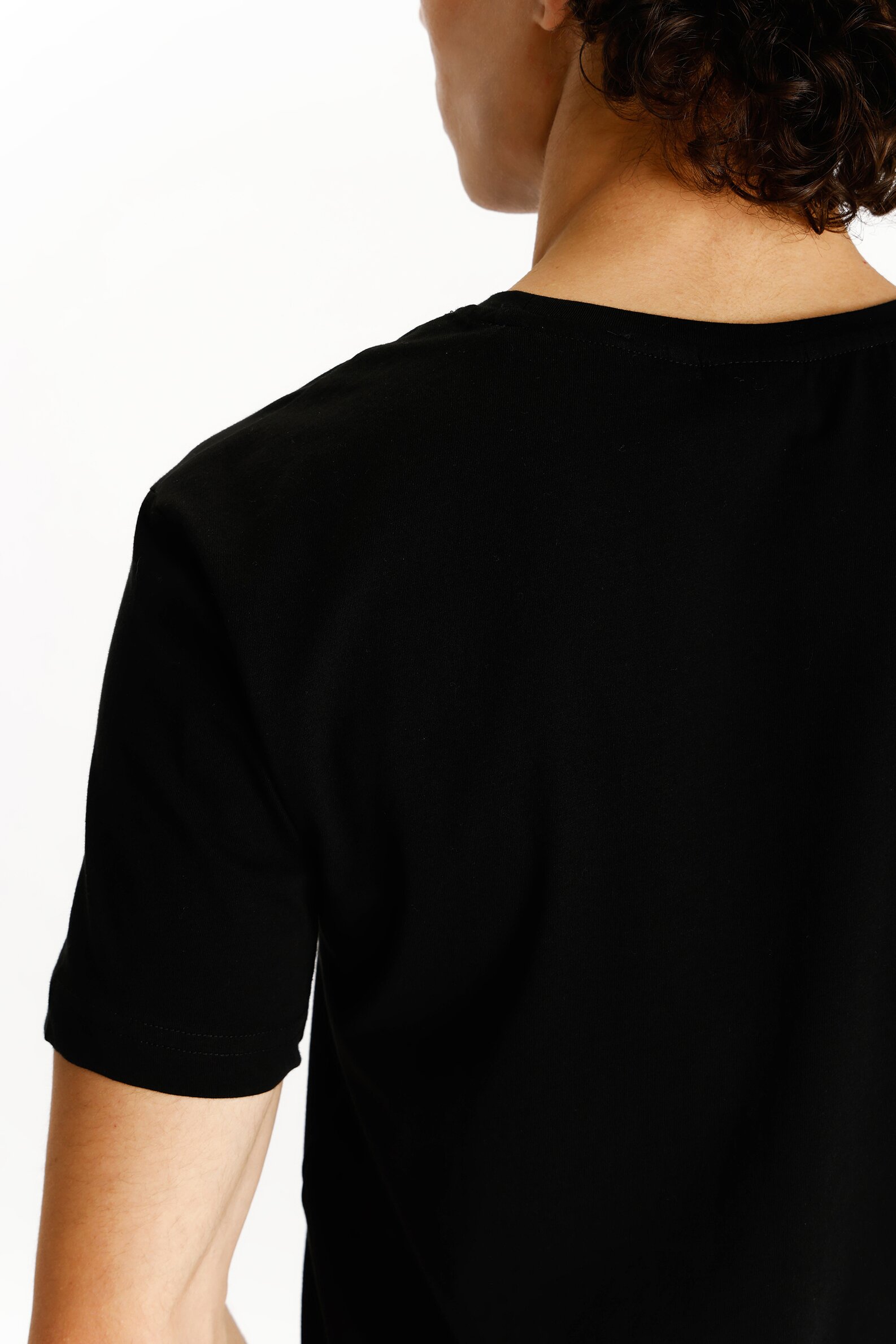 Black slim 2024 t shirt