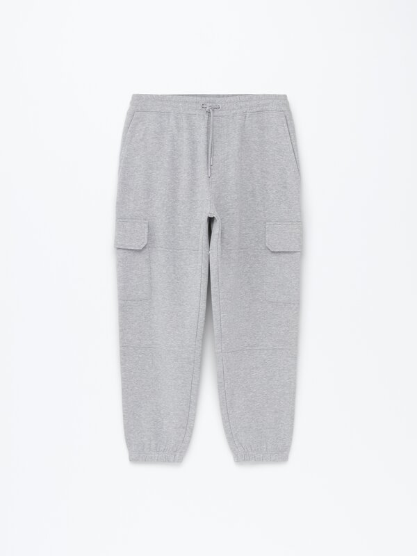 Plush cargo trousers