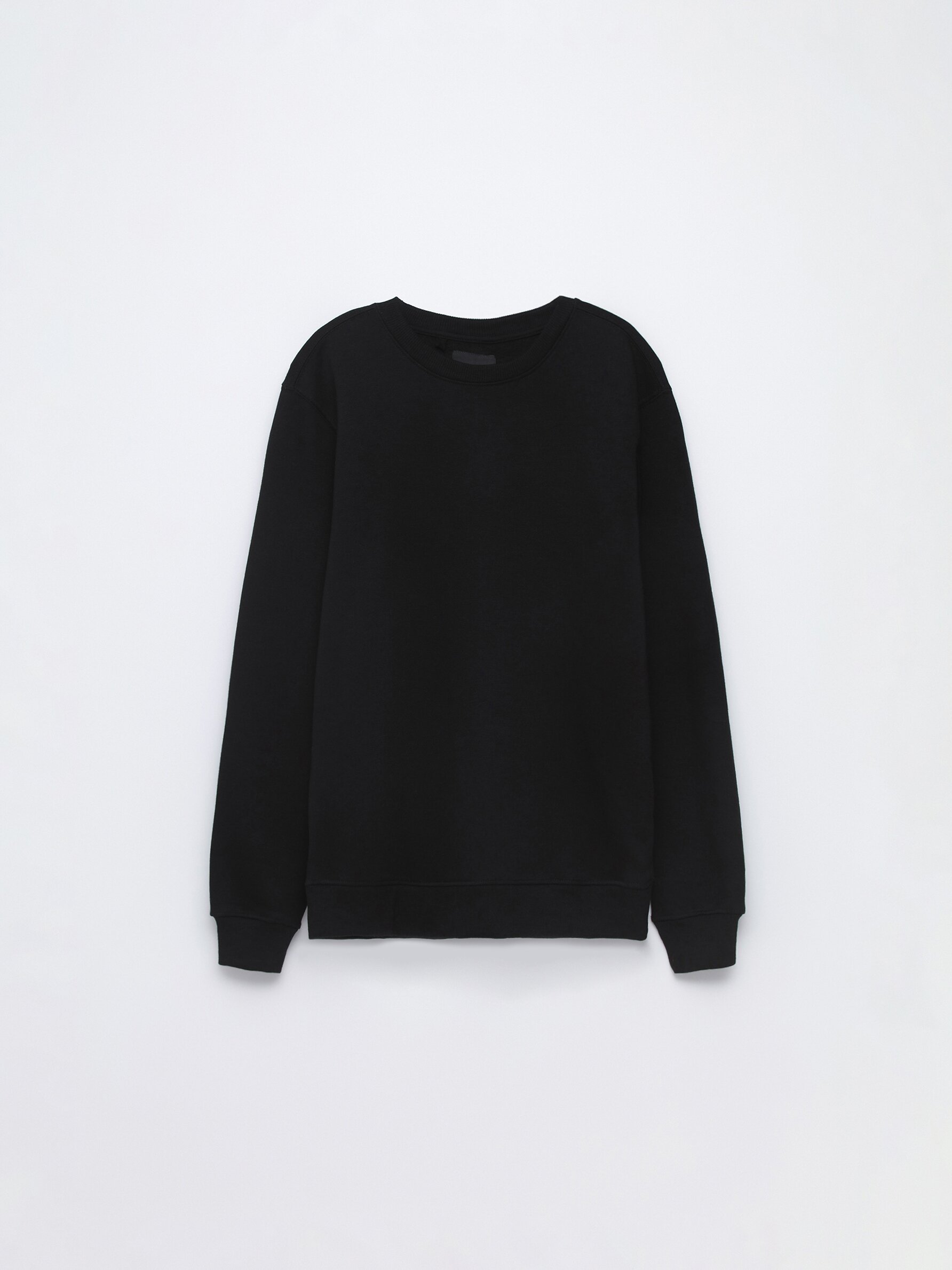 Black basic sweatshirt new arrivals