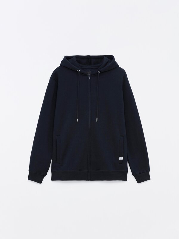 Basic hooded jacket