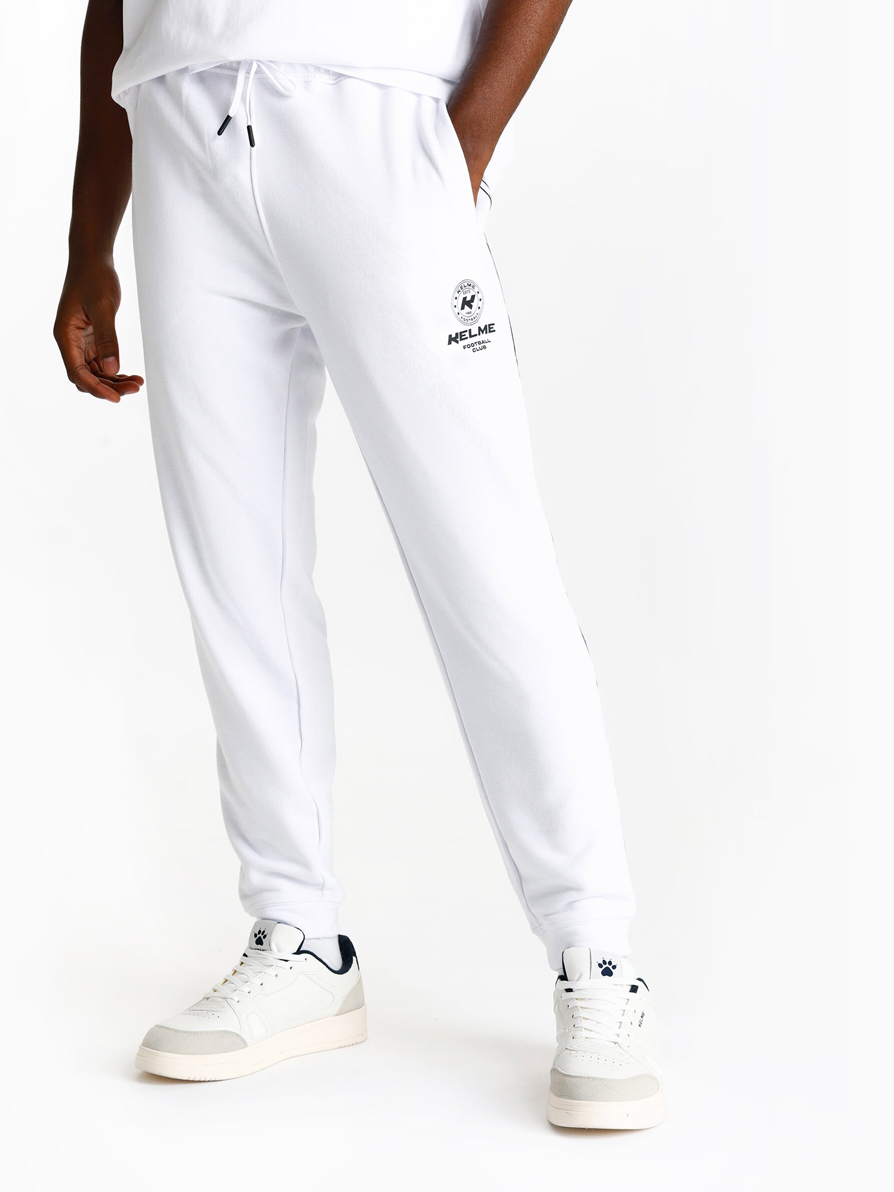Marie Claire Pants Marie Claire Sport Side Tape White Cotton Pants Trousers  - Etsy