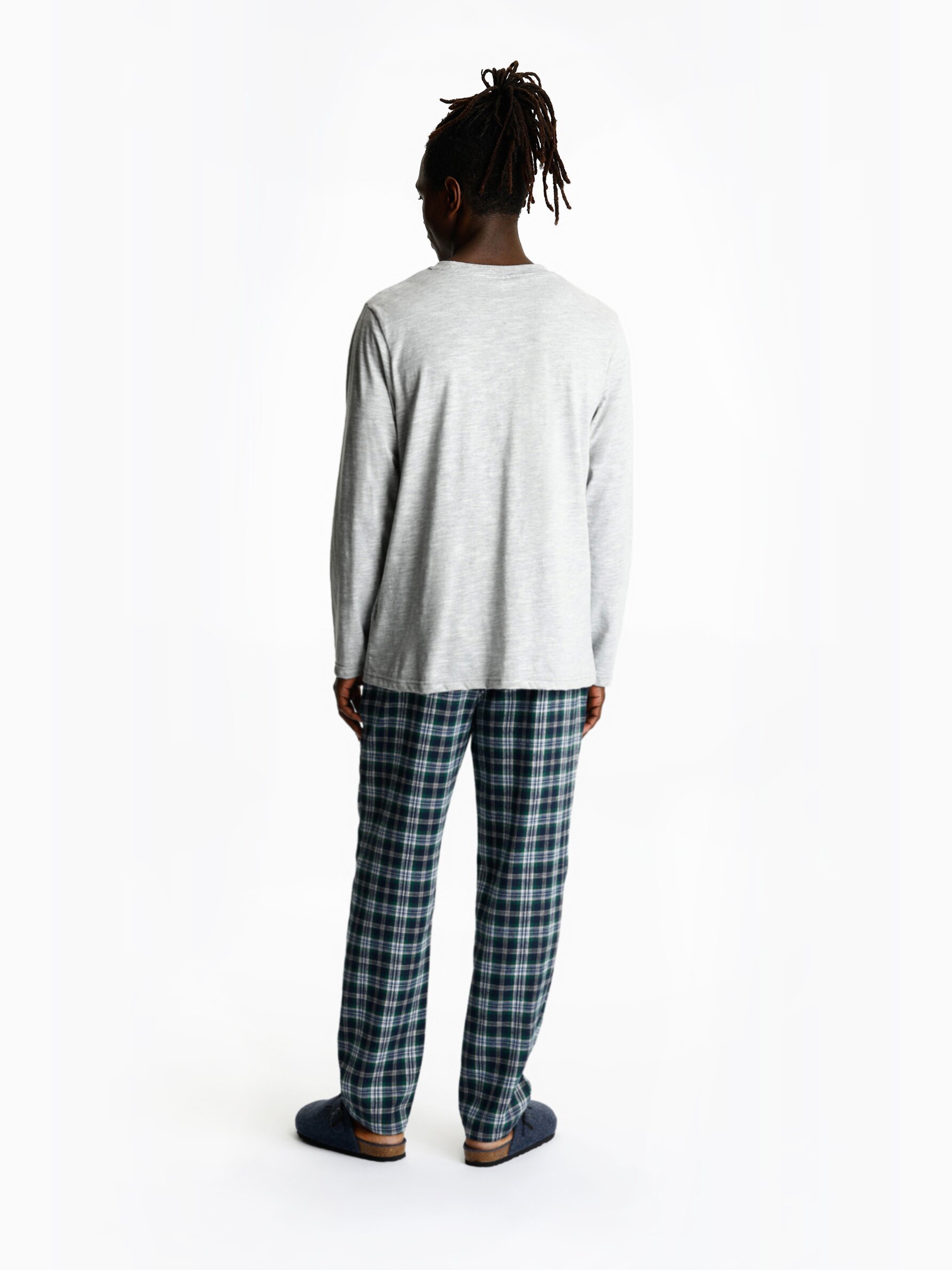 Grey flannel online pyjamas