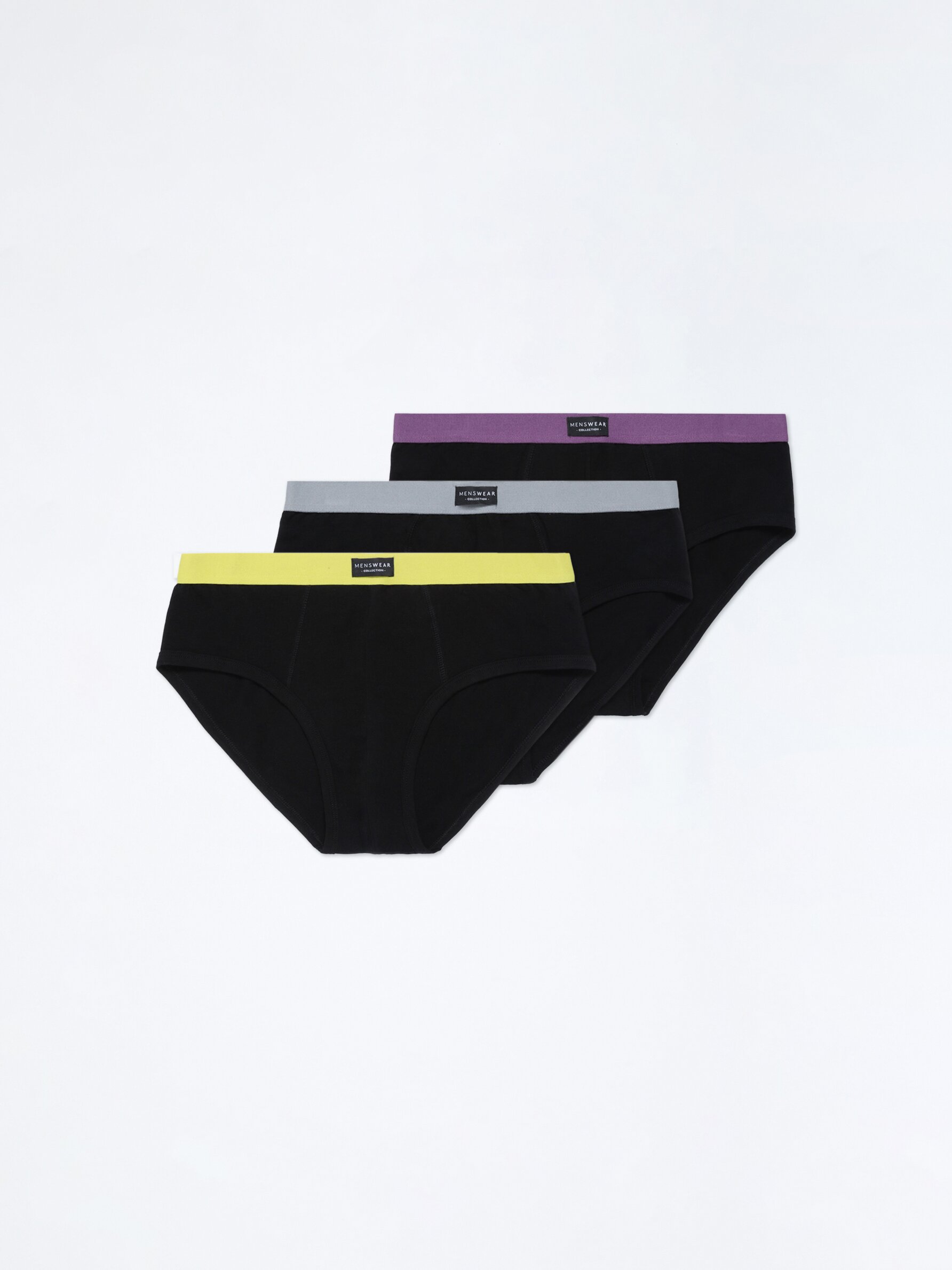 Stretchable and Comfortable Men's Cotton Briefs Low Waist Underclothing