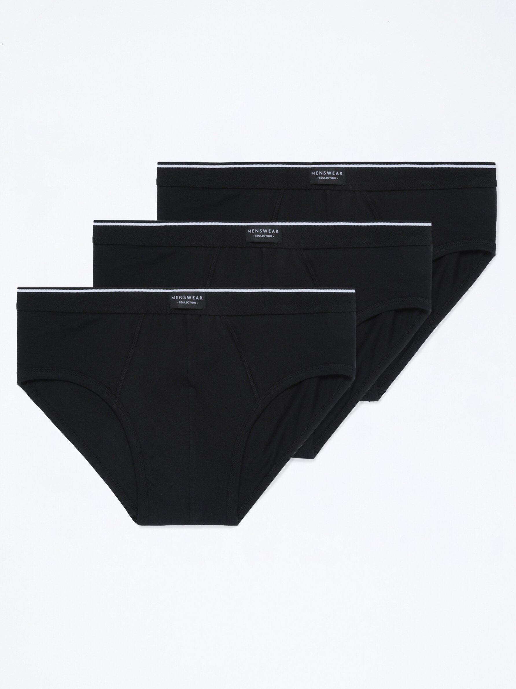 3-6 Men's Underwear Multipack Modal Cotton Briefs No Fly Covered Waistband  Softy