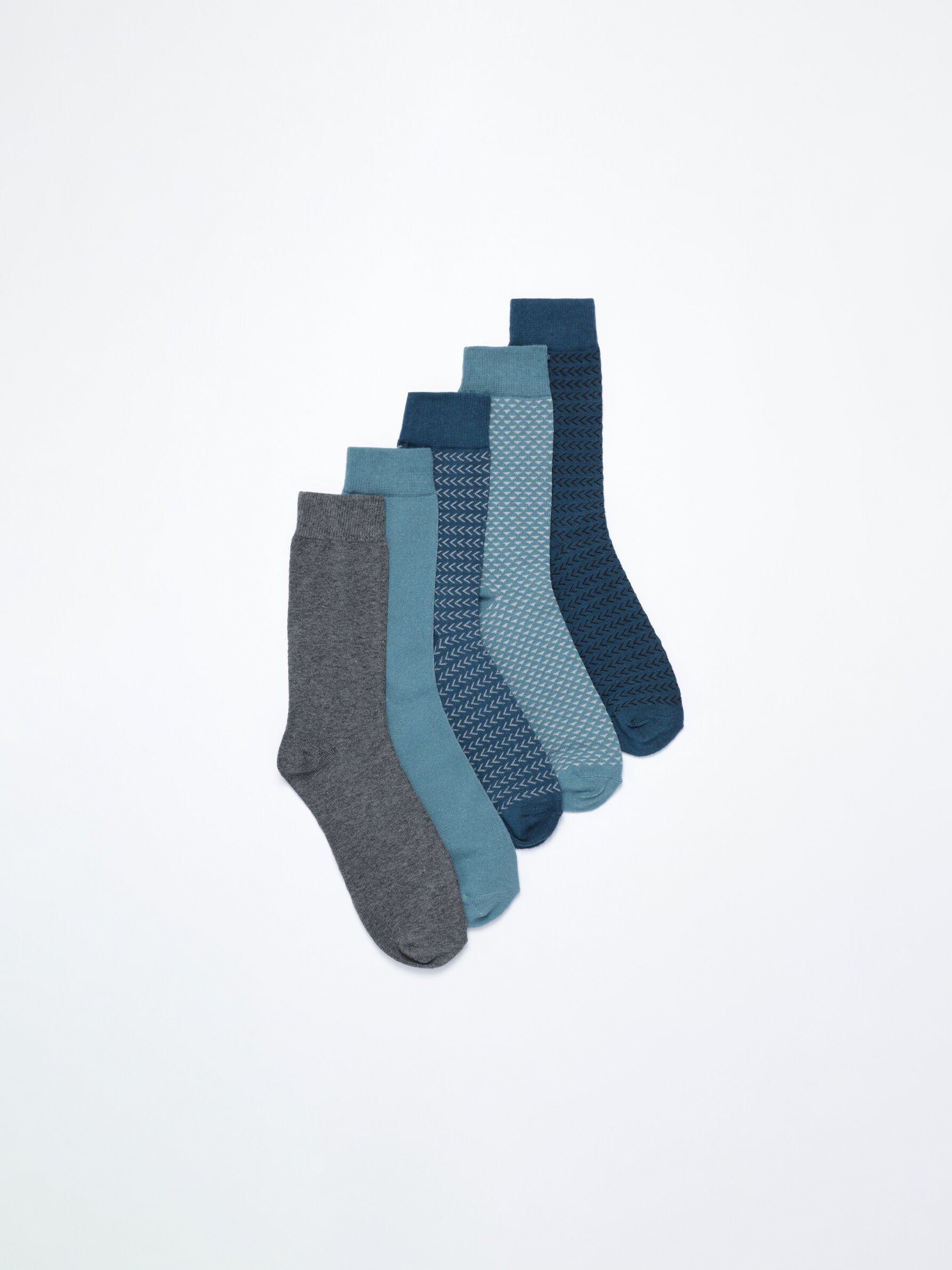 Pack de 5 pares de calcetines largos estampados - Calcetines - ACCESORIOS -  Niña - Niños 