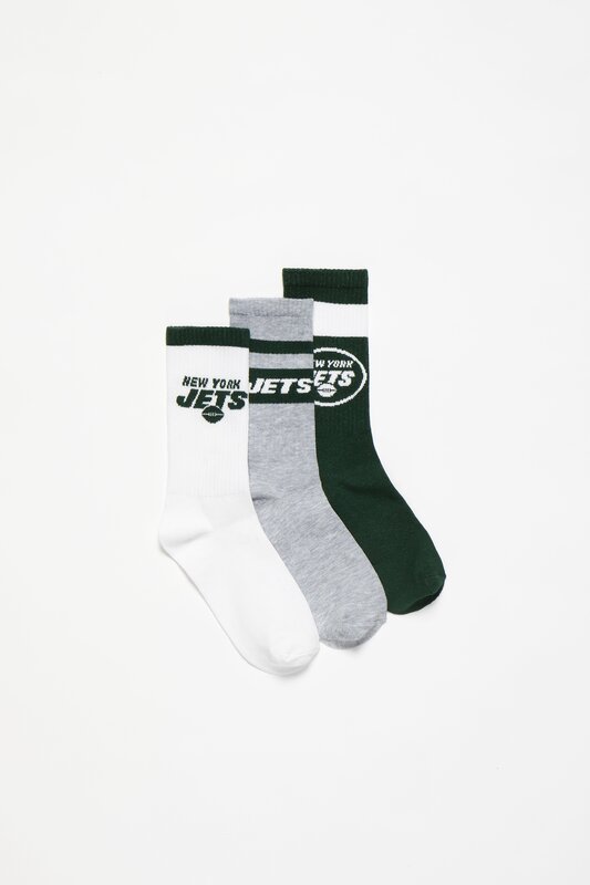 3-Pack of NFL New York Jets socks