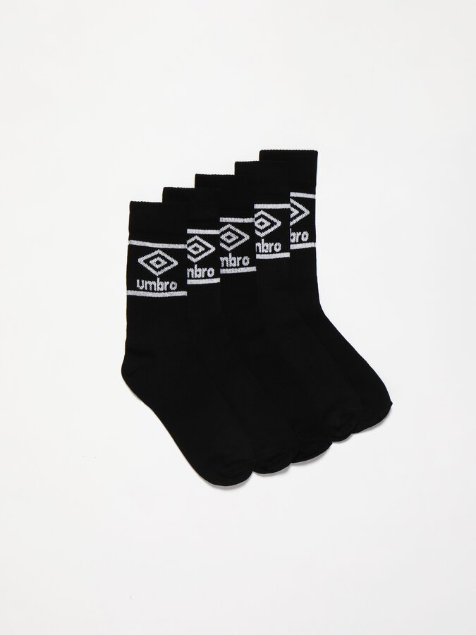 Pack of 5 pairs of long Umbro x Lefties socks