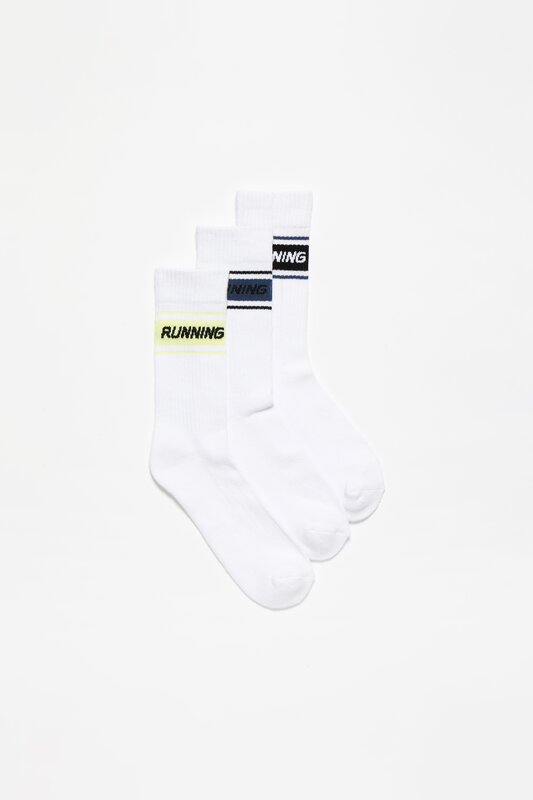 Pack of 3 pairs of long sports socks