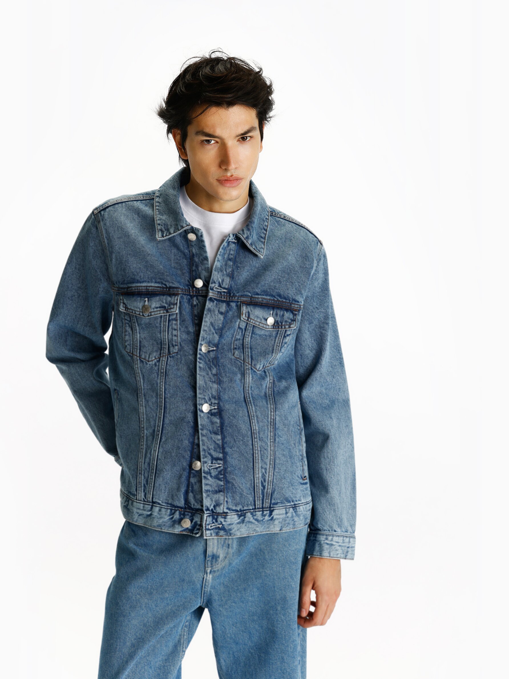 Mens denim clearance jacket under 500