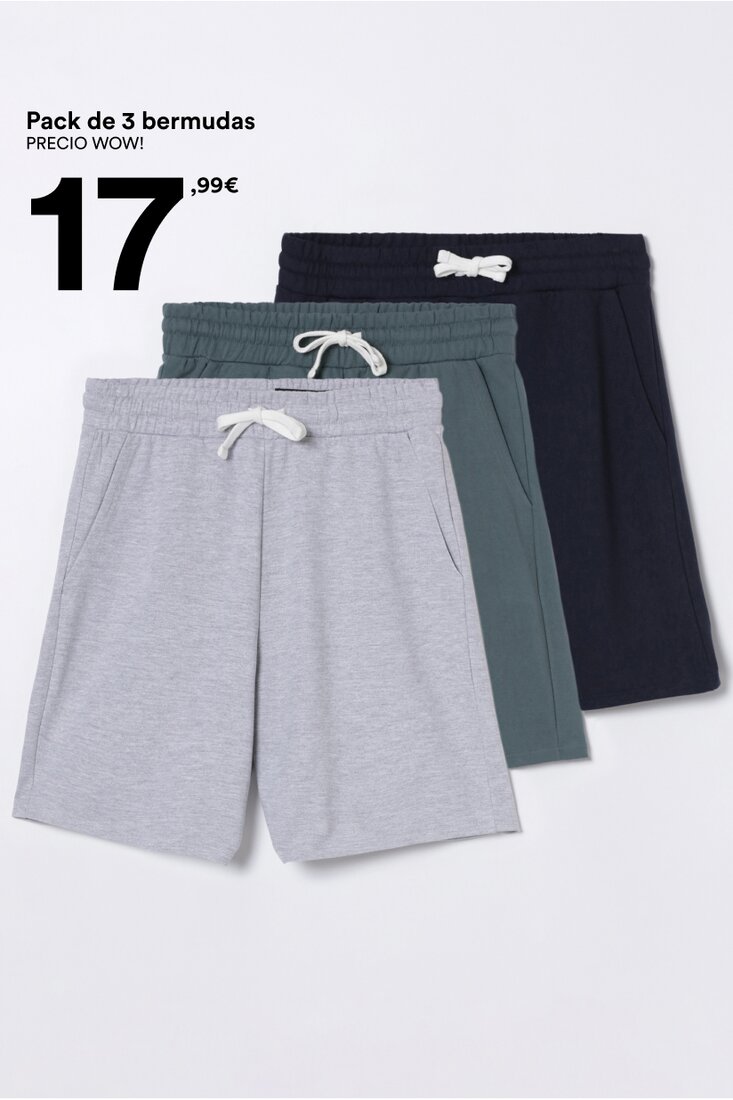Bermudas hotsell cortos hombre