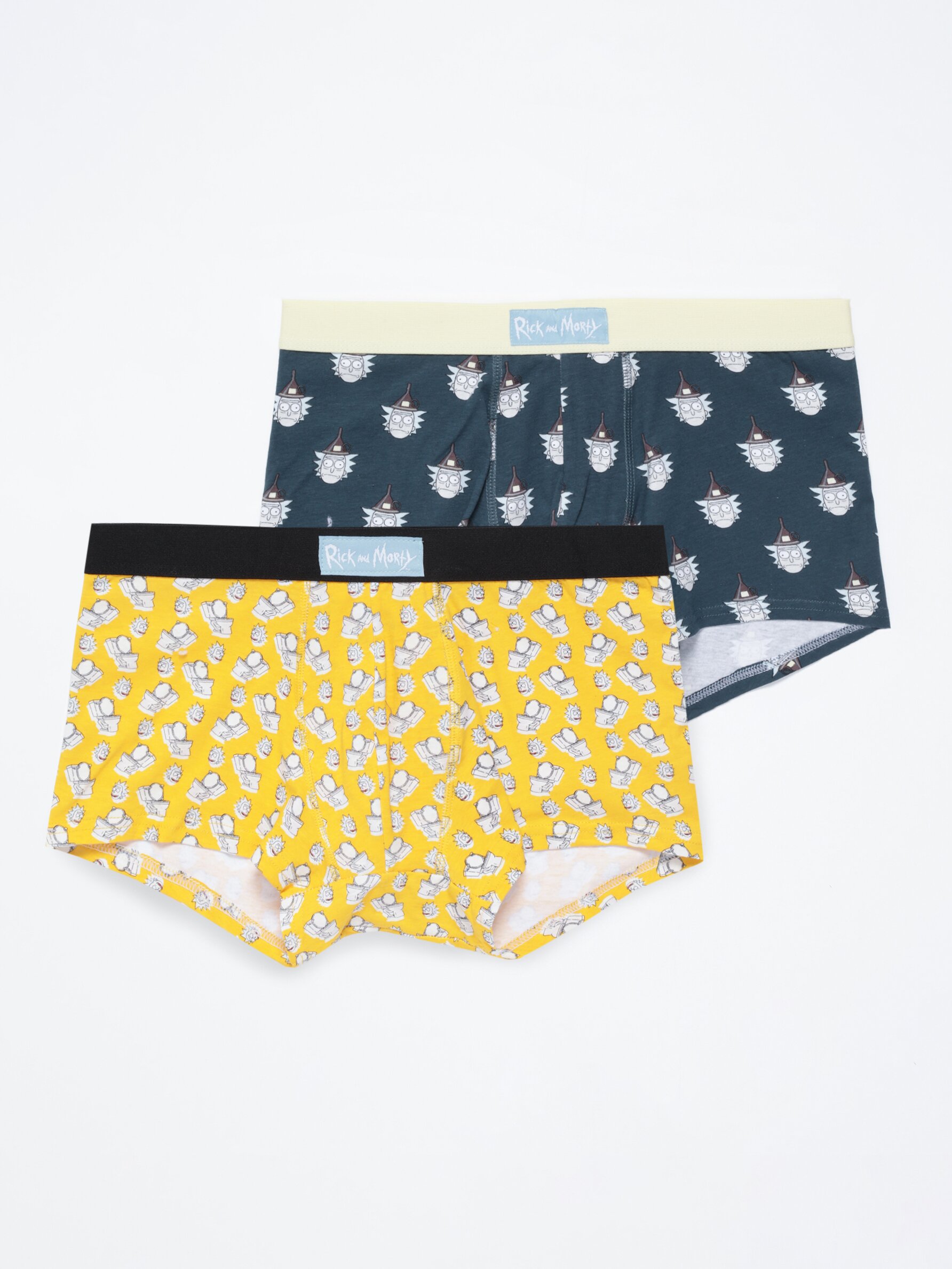 Pack of 2 pairs of Rick Morty Cartoon Network boxers