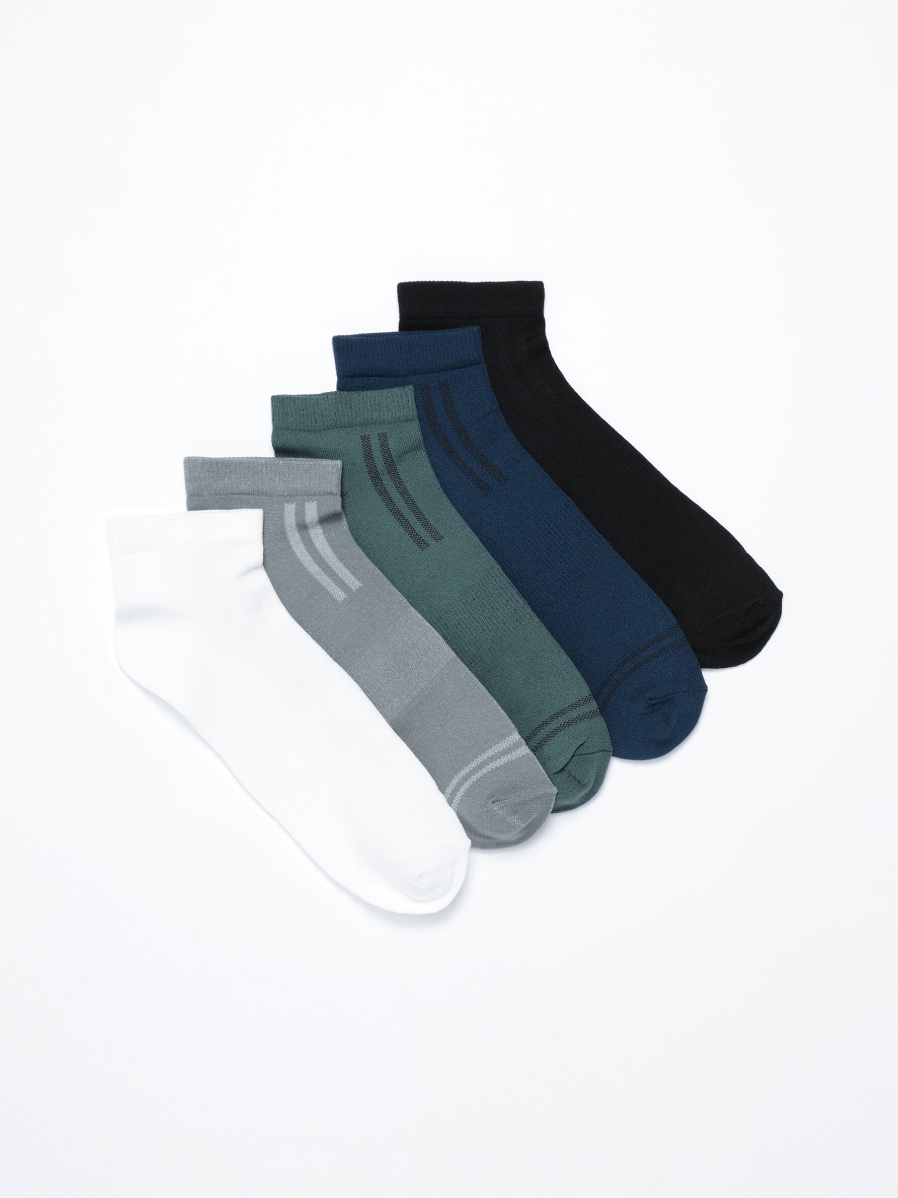 Pack de 5 calcetines tobilleros - Calcetines - ROPA INTERIOR, PIJAMAS -  Hombre 