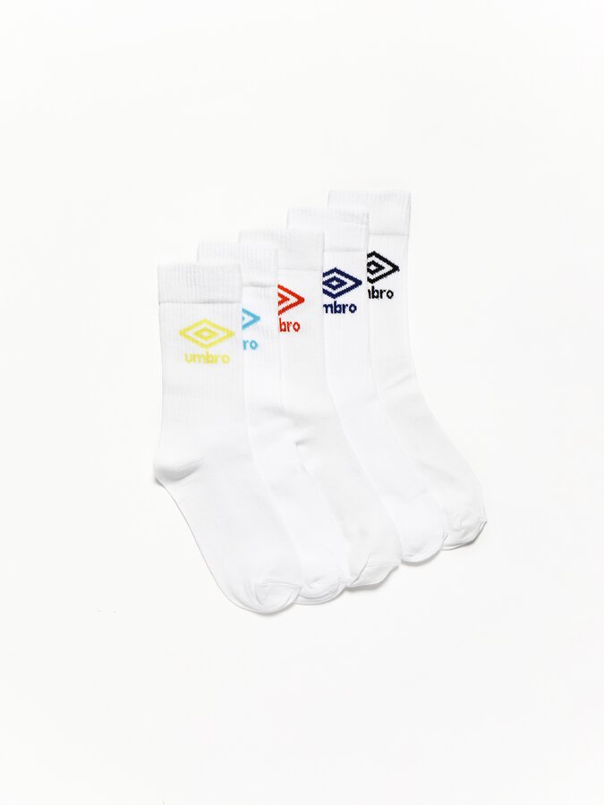 Pack of 5 pairs of long Umbro x Lefties socks