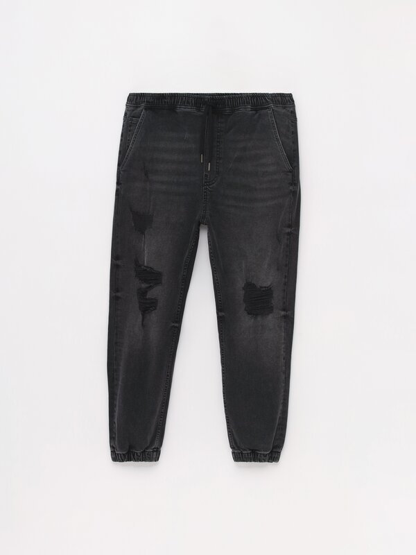 Pantalon rajado online hombre