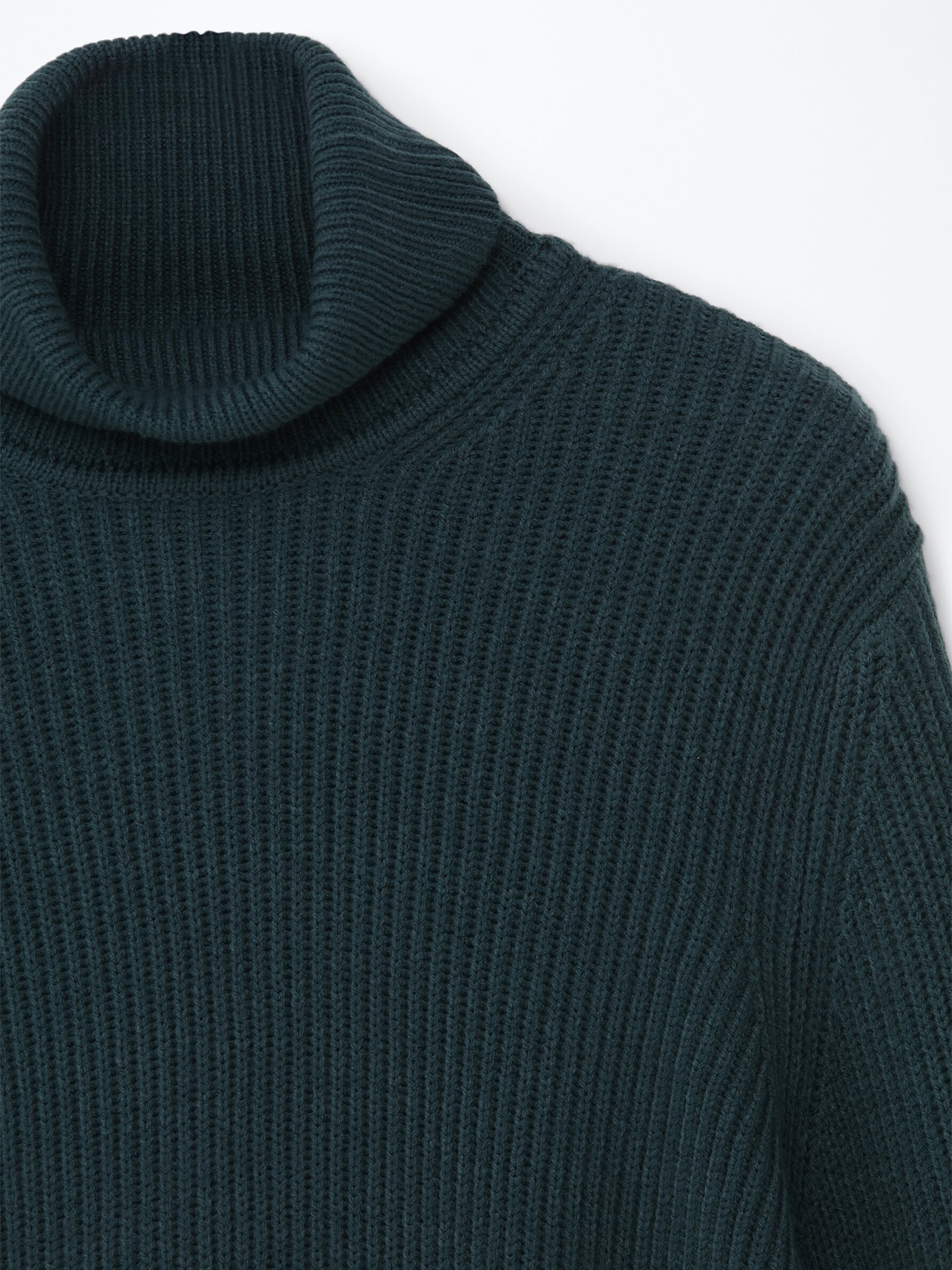 Chunky knit turtleneck sweater