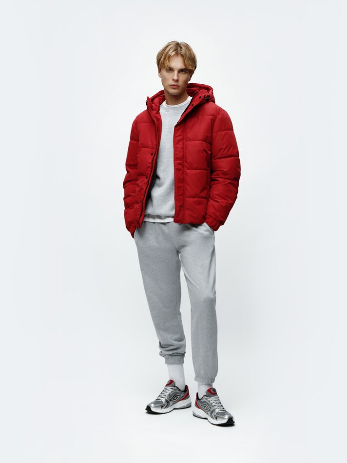 Hooded puffer jacket Coats Jackets CLOTHING Man Lefties UAE