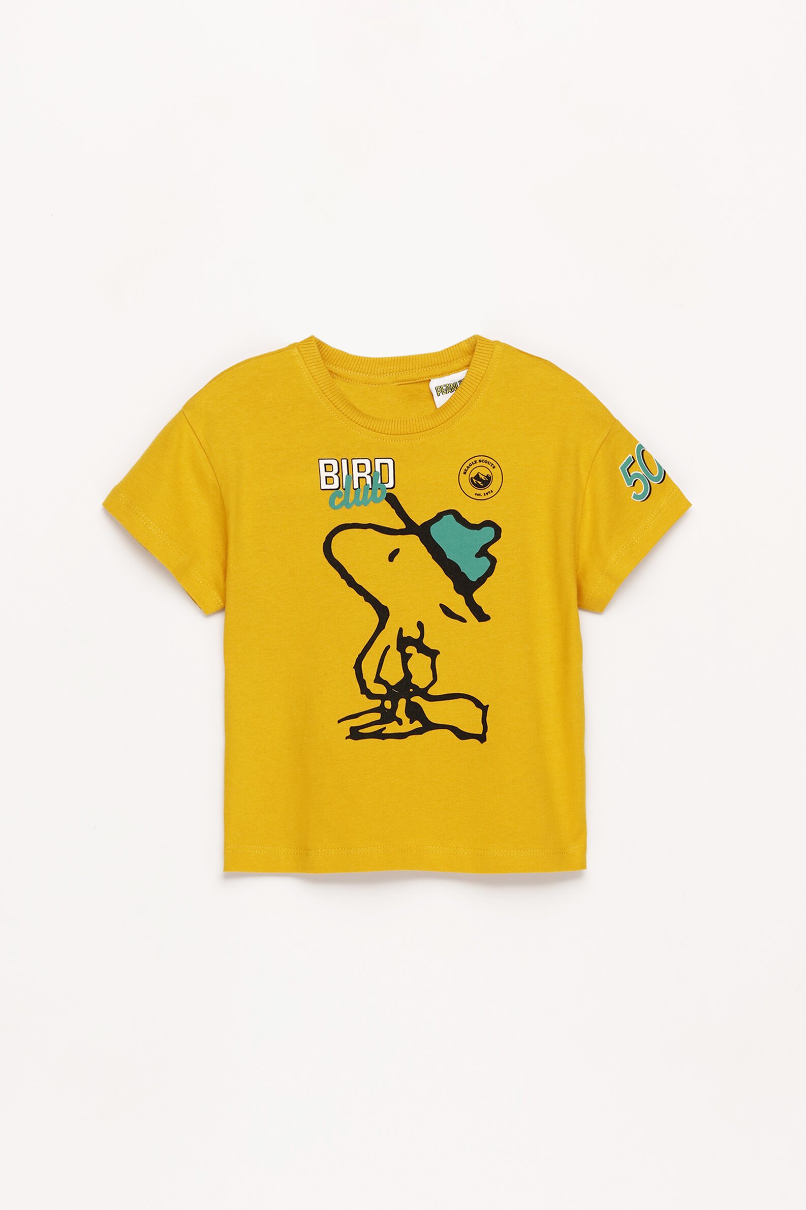 yellow snoopy t shirt