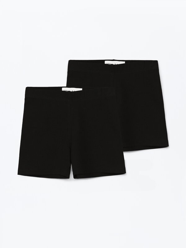 Pack de 2 leggings cortos