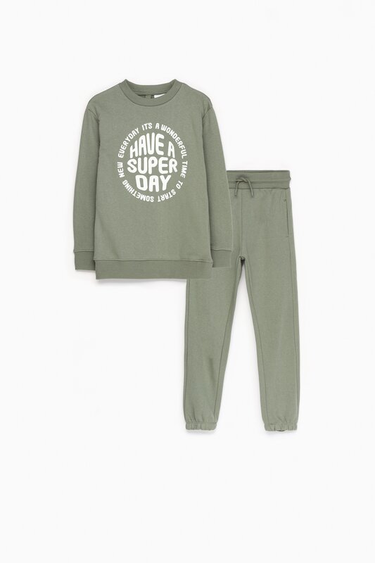 Tracksuit sweatshirt and trousers co-ord