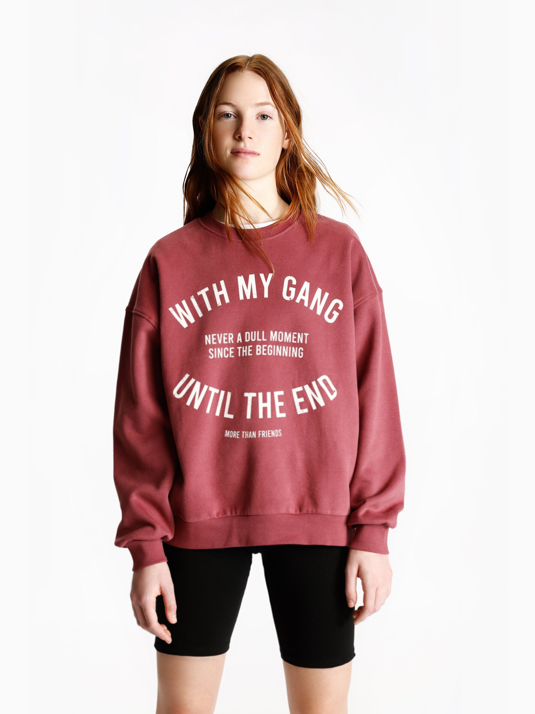 Sweatshirt estampada - Sweatshirts - Roupa - TEEN GIRL - Mulher 