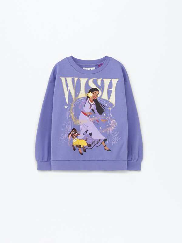 WISH © Disney print sweatshirt